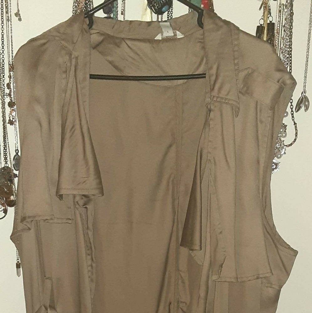 Womens Sleeveless Duster